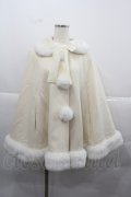 Angelic Pretty / クレールケープ アイボリーｘ白 I-25-12-13-059-AP-JA-SA-ZI