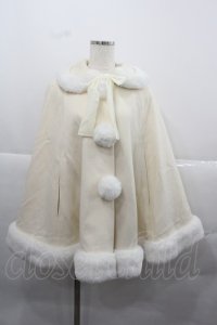 Angelic Pretty / クレールケープ アイボリーｘ白 I-25-12-13-059-AP-JA-SA-ZI