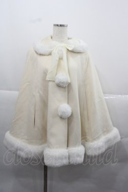 画像1: Angelic Pretty / クレールケープ アイボリーｘ白 I-25-12-13-059-AP-JA-SA-ZI
