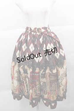 画像1: ALICE and the PIRATES / Nostalgic Gift〜くるみ割り人形と大切な想い出〜ロングスカート  ボルドー I-25-12-13-062-PA-SK-SA-ZI