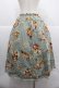 画像2: PINK HOUSE / フラワーカールくんプリントスカート  グリーン I-25-12-13-070-LO-SK-SA-ZI (2)