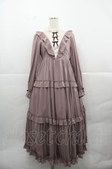 axes femme kawaii / クラシカルフリルロングワンピ  ピンク I-25-12-13-074-AX-OP-SA-ZI