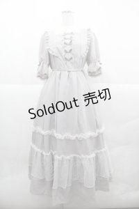 axes femme kawaii / プチリボンワンピース M グレー I-25-12-13-077-AX-OP-SA-ZI