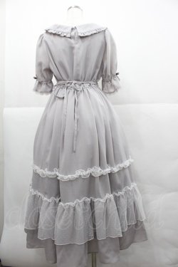 画像2: axes femme kawaii / プチリボンワンピース M グレー I-25-12-13-077-AX-OP-SA-ZI