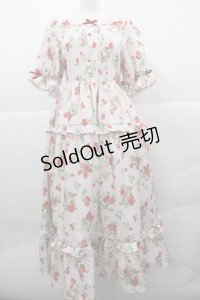 axes femme kawaii / クラシックベリーワンピース M ピンク I-25-12-13-078-AX-OP-SA-ZI