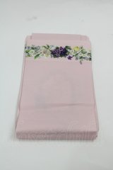 BABY,THE STARS SHINE BRIGHT / Happy Easter〜Easter Bunny’s Spring Garden〜柄オーバーニーソックス  ピンク I-25-12-13-008-BA-ZA-SA-ZI