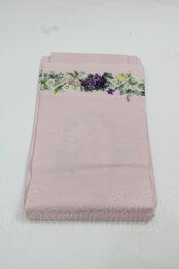 BABY,THE STARS SHINE BRIGHT / Happy Easter〜Easter Bunny’s Spring Garden〜柄オーバーニーソックス  ピンク I-25-12-13-008-BA-ZA-SA-ZI