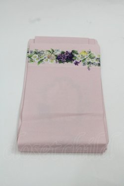 画像1: BABY,THE STARS SHINE BRIGHT / Happy Easter〜Easter Bunny’s Spring Garden〜柄オーバーニーソックス  ピンク I-25-12-13-008-BA-ZA-SA-ZI