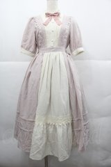 axes femme kawaii / エレガントドールワンピース M ピンク I-25-12-13-083-AX-OP-SA-ZI