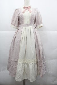 axes femme kawaii / エレガントドールワンピース M ピンク I-25-12-13-083-AX-OP-SA-ZI