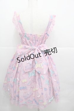 画像2: Angelic Pretty / Jelly Candy Toysハートジャンパースカート  ピンク I-25-12-13-084-AP-OP-SA-ZI