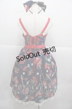 画像5: Angelic Pretty / Royal Crown Berry SpecialジャンパースカートSet  ネイビー I-25-12-13-087-AP-OP-SA-ZI