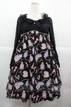 画像1: Angelic Pretty / Dreamy Girlワンピース  黒 I-25-12-13-088-AP-OP-SA-ZI