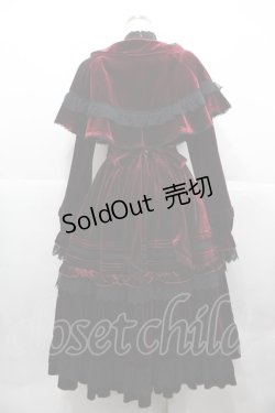 画像2: Hoshibako Works / Rozen Maiden x HoshibakoWorks 真紅ケープ付きワンピース  ワイン I-25-12-13-092-LO-OP-SA-ZI