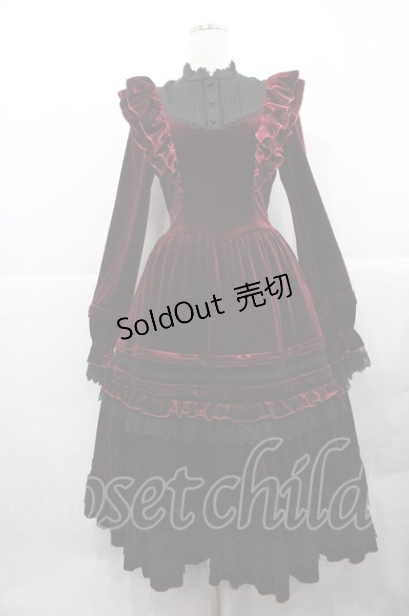画像3: Hoshibako Works / Rozen Maiden x HoshibakoWorks 真紅ケープ付きワンピース  ワイン I-25-12-13-092-LO-OP-SA-ZI (3)