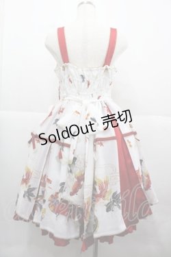 画像2: metamorphose / 乙女の白昼夢タックジャンパースカート  白 I-25-12-13-096-ME-OP-SA-ZI