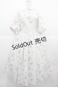 Innocent World / ピーターラビット小花レースワンピース M キナリ×キナリ I-25-12-13-097-IW-OP-SA-ZI