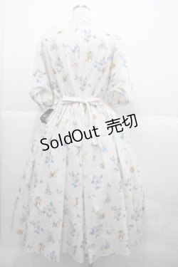 画像2: Innocent World / ピーターラビット小花レースワンピース M キナリ×キナリ I-25-12-13-097-IW-OP-SA-ZI