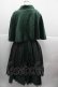 画像2: ZeeYe Studio(海外ロリータブランド) / タータンチェックナポレオンジャンパースカート&ケープセット  グリーン I-25-12-13-105-LO-OP-SA-ZI (2)