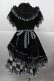 画像2: Red Maria / 夢と宝物ワンピース M 黒Ｘ白 I-25-12-13-113-EL-OP-SA-ZI (2)