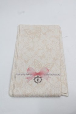 画像1: BABY,THE STARS SHINE BRIGHT / Papillonnage en eclatsプリントオーバーニーソックス  アイボリー I-25-12-13-013-BA-ZA-SA-ZI