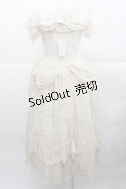 画像2: Alice Girl（海外ロリータブランド） / 薔薇リボン刺繍レース半袖ワンピースセット S 生成り I-25-12-13-120-LO-TO-SA-ZI