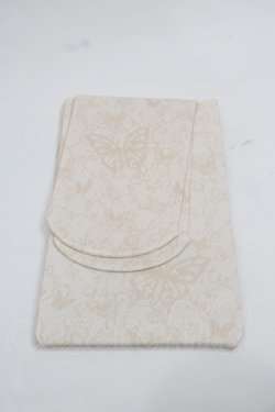 画像2: BABY,THE STARS SHINE BRIGHT / Papillonnage en eclatsプリントオーバーニーソックス  アイボリー I-25-12-13-013-BA-ZA-SA-ZI