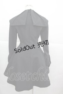 画像2: ATELIER BOZ / 襟付ミニワンピース  ブラック I-25-12-13-123-EL-OP-SA-ZI