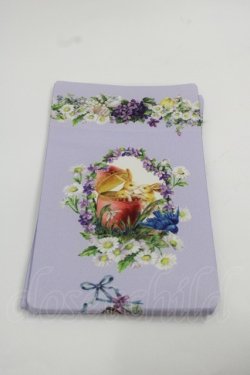 画像1: BABY,THE STARS SHINE BRIGHT / Happy Easter〜Easter Bunny’s Spring Garden〜柄オーバーニーソックス  ラベンダー I-25-12-13-014-BA-ZA-SA-ZI