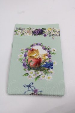 画像1: BABY,THE STARS SHINE BRIGHT / Happy Easter〜Easter Bunny’s Spring Garden〜柄オーバーニーソックス  ミント I-25-12-13-015-BA-ZA-SA-ZI