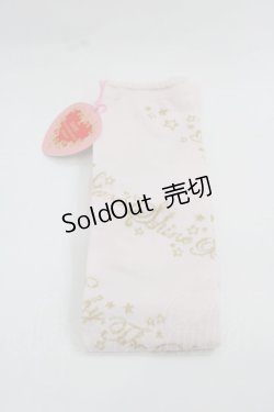 画像1: BABY,THE STARS SHINE BRIGHT / Bright Starryロゴオーバーニーソックス  ピンク I-25-12-13-018-BA-ZA-SA-ZI