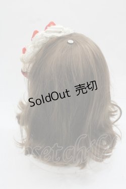 画像3: XEXEN-HAUS'S GALLERY / ホイップストロベリーカチューシャ  白Ｘ赤 I-25-12-13-022-LO-AC-SA-ZI
