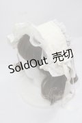 Mademoieselle Pearl（海外ロリータブランド） / レースリボンヘッドドレス  生成り I-25-12-13-025-LO-AC-SA-ZI