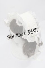Mademoieselle Pearl（海外ロリータブランド） / レースリボンヘッドドレス  生成り I-25-12-13-025-LO-AC-SA-ZI