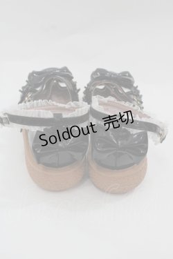 画像3: 海外ロリータブランド / 鈴ねこリボンシューズ  黒 I-25-12-13-002-LO-SH-SA-ZI