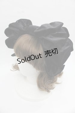 画像3: Hoshibako Works / お人形風ラッピングリボンカチューシャ  黒 I-25-12-13-026-LO-AC-SA-ZI