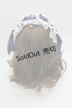 画像3: BABY,THE STARS SHINE BRIGHT / Milky Gingham Dollヘッドドレス  青チェック I-25-12-13-027-BA-AC-SA-ZI