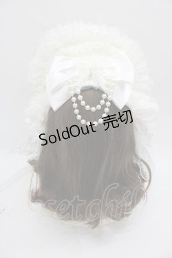 画像3: Triple fortune / ハーフボンネット  白 I-25-12-13-028-EL-AC-SA-ZI