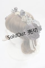 Triple fortune / ローズパールカチューシャ  青Ｘ白 I-25-12-13-030-EL-AC-SA-ZI