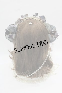 画像3: Triple fortune / ローズパールカチューシャ  青Ｘ白 I-25-12-13-030-EL-AC-SA-ZI