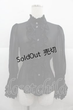 画像1: ALICE and the PIRATES / Mary Rose シフォン  黒 I-25-12-13-034-PA-BL-SA-ZI