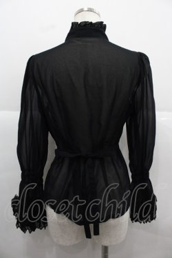 画像2: ALICE and the PIRATES / Mary Rose シフォン  黒 I-25-12-13-034-PA-BL-SA-ZI