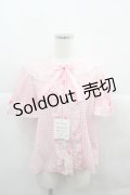 Angelic Pretty / ギンガムはしごレースブラウス  ピンクＸ白 I-25-12-13-036-AP-BL-SA-ZI