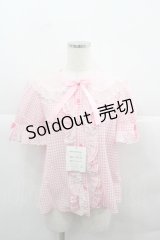 Angelic Pretty / ギンガムはしごレースブラウス  ピンクＸ白 I-25-12-13-036-AP-BL-SA-ZI