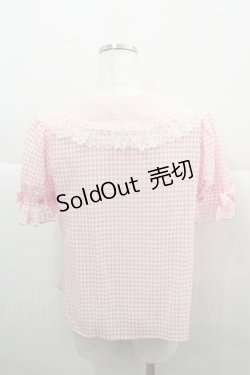 画像3: Angelic Pretty / ギンガムはしごレースブラウス  ピンクＸ白 I-25-12-13-036-AP-BL-SA-ZI