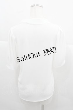 画像2: an another angelus / カンパニュラ刺繍衿ブラウス  白 I-25-12-13-037-CA-BL-SA-ZI