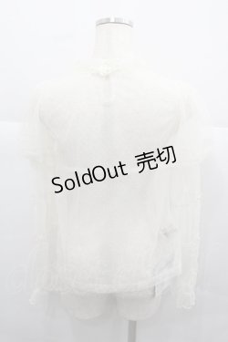 画像2: Little Dipper（海外ロリータブランド） / ドットシースルートップス S 黒 I-25-12-13-039-LO-TO-SA-ZI