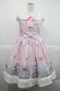Angelic Pretty / Sugar Dream Dome襟付ジャンパースカート  ピンク I-25-12-18-045-AP-OP-SA-ZI