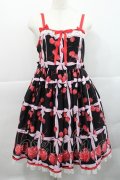Angelic Pretty / Charming Cherryジャンパースカート  ピンク I-25-12-18-046-AP-OP-SA-ZI