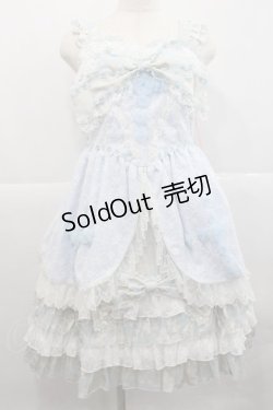 画像1: BABY,THE STARS SHINE BRIGHT / Easter Bunnyジャンパースカート  サックス I-25-12-18-052-BA-OP-SA-ZI